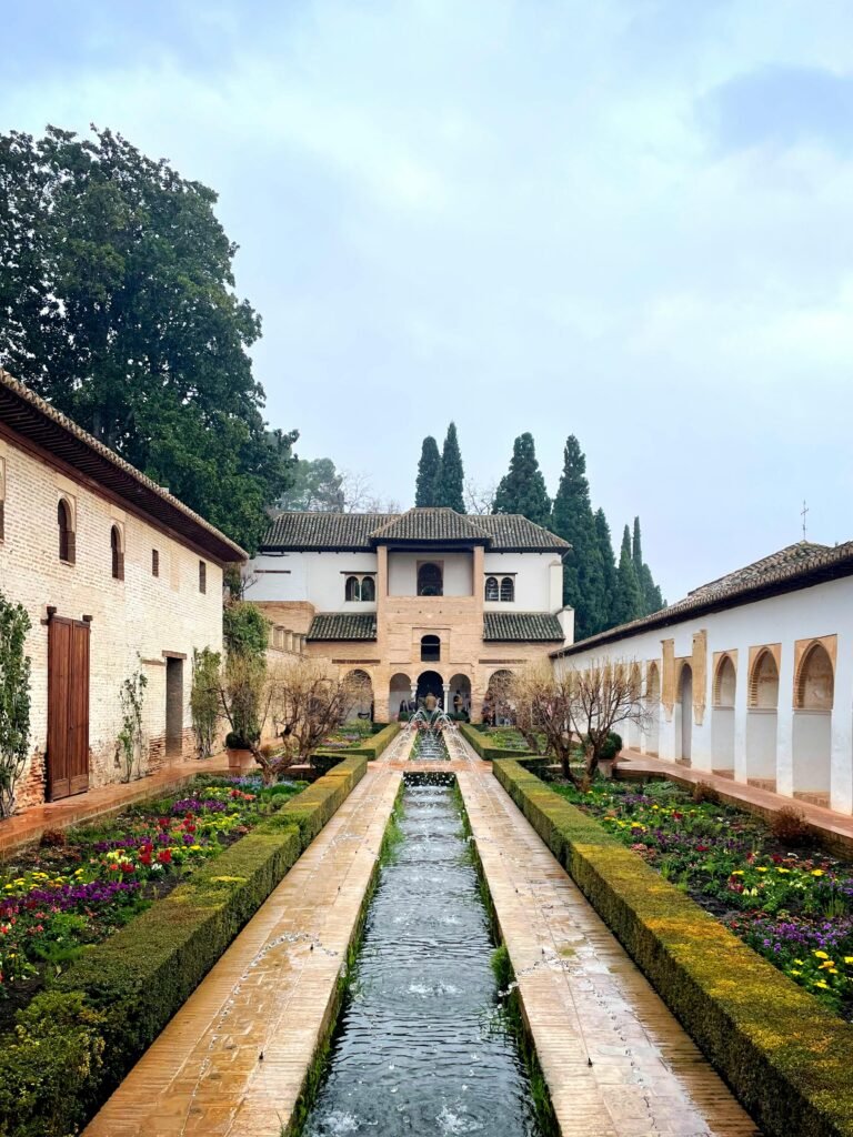 Finca con fuente